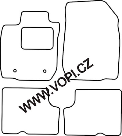 Autokoberce Dacia Logan 01/2007 - 06/2013 Autofit (3863)